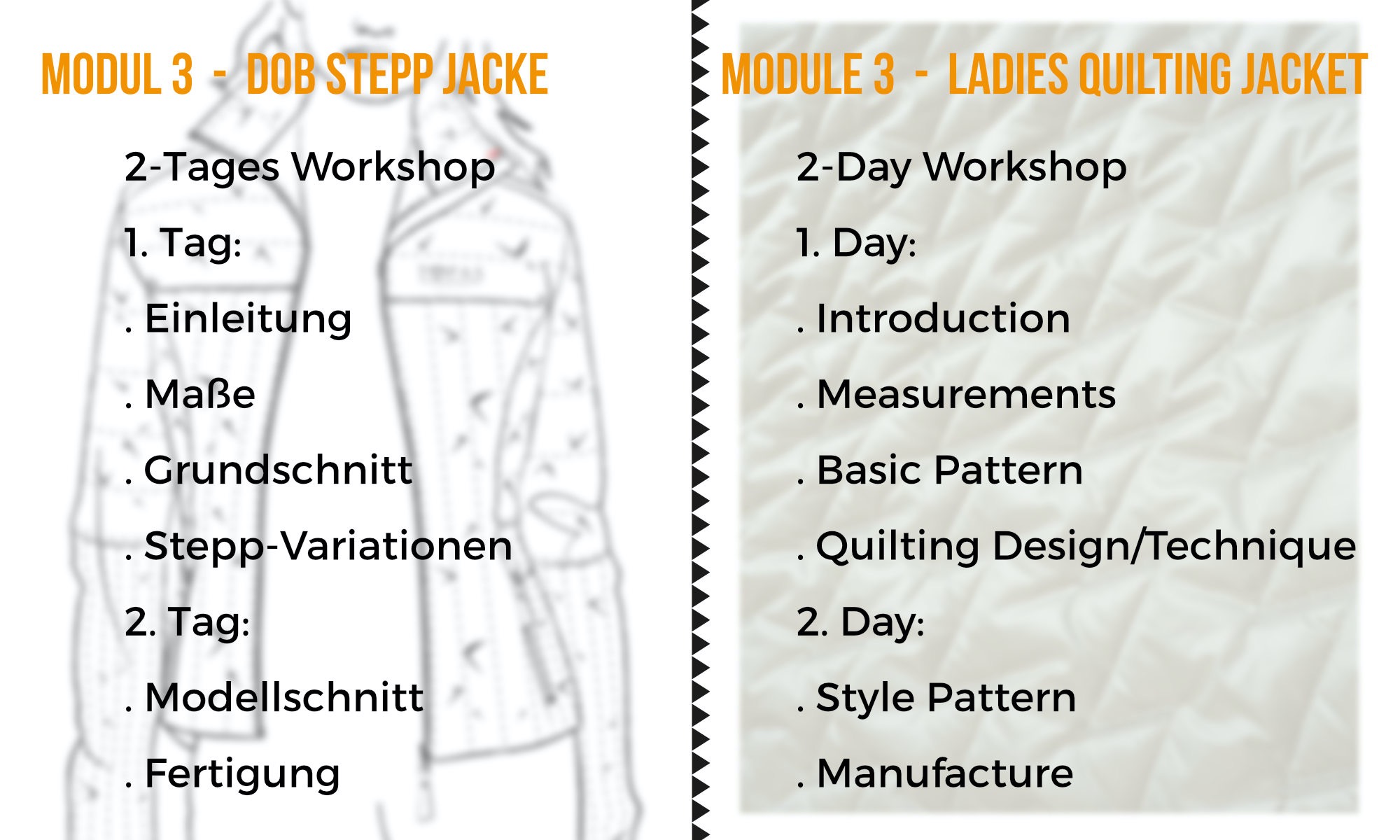 module 3 - ladies quilting jacket